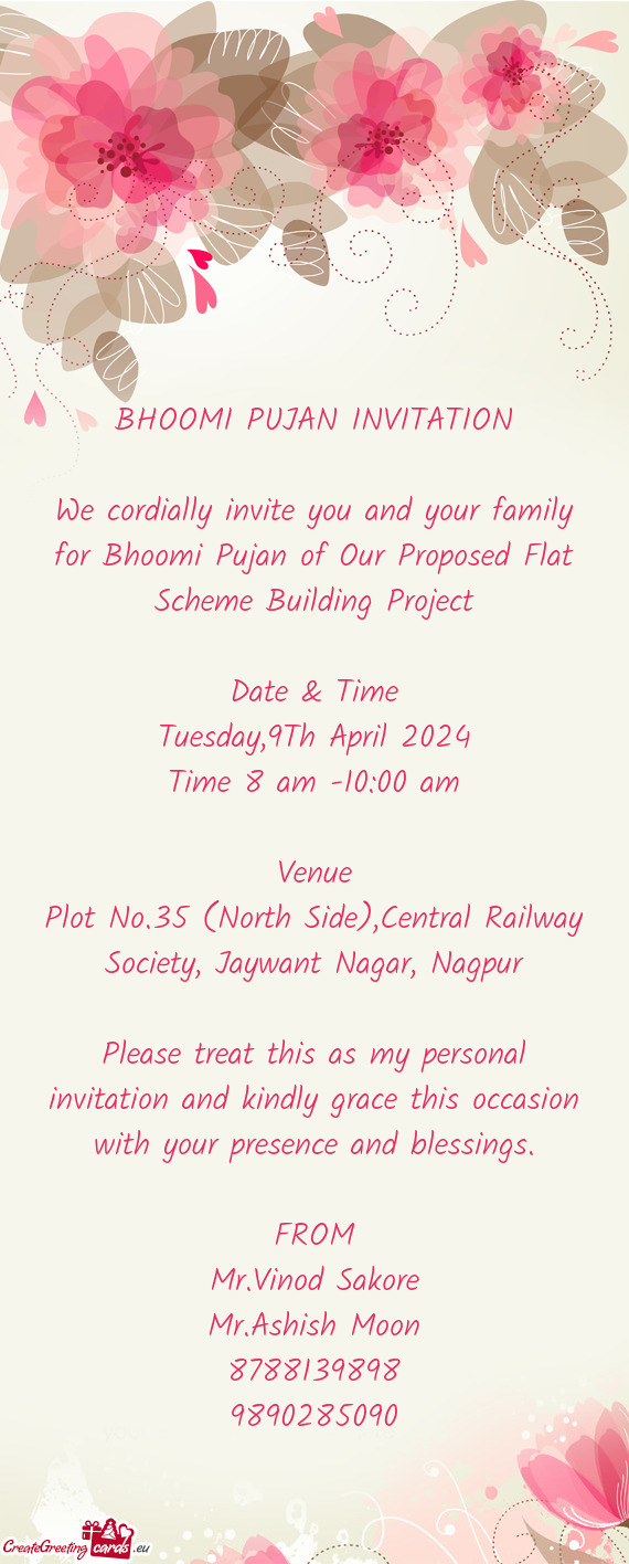 Plot No.35 (North Side),Central Railway Society, Jaywant Nagar, Nagpur