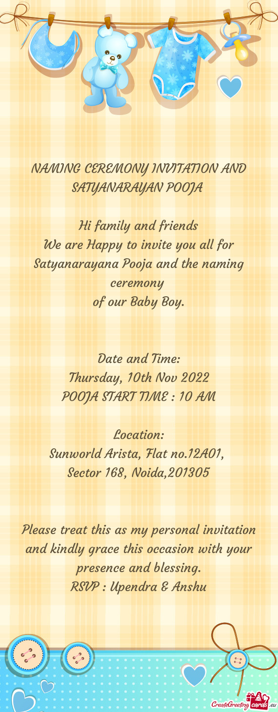 POOJA START TIME : 10 AM