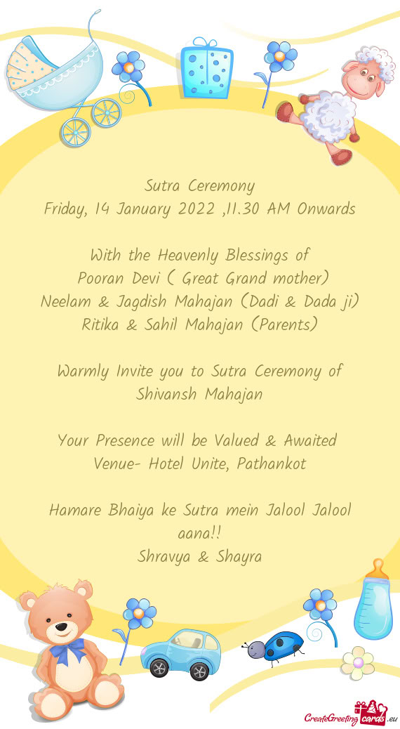 Pooran Devi ( Great Grand mother)