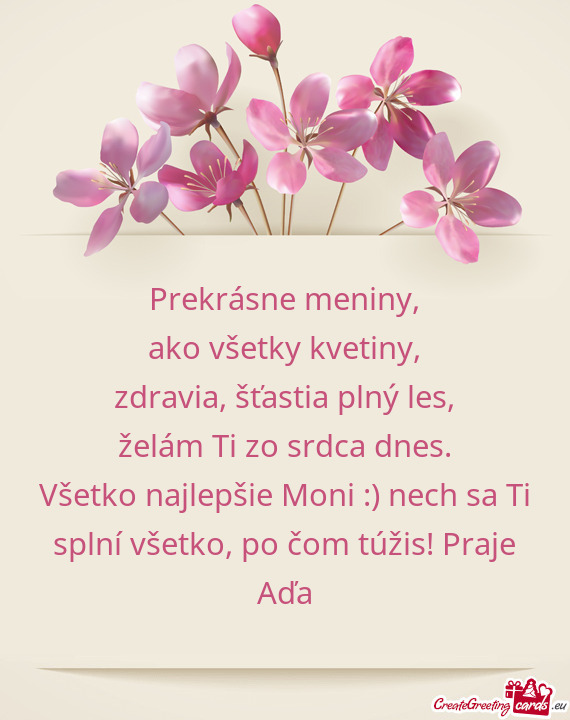 Prekrásne meniny