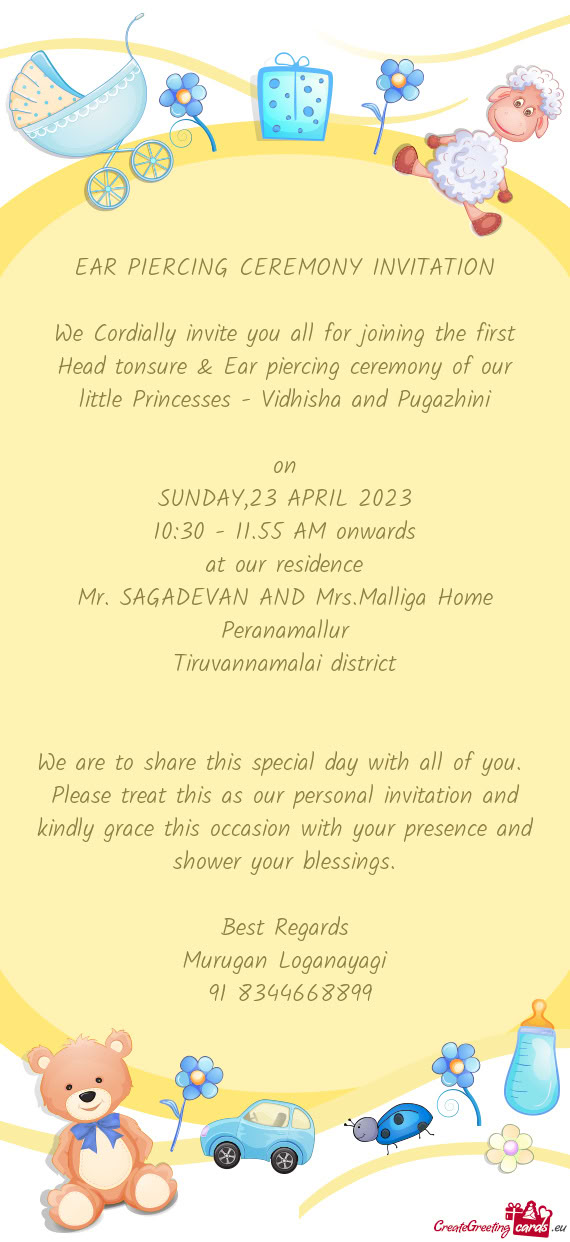 Princesses - Vidhisha and Pugazhini