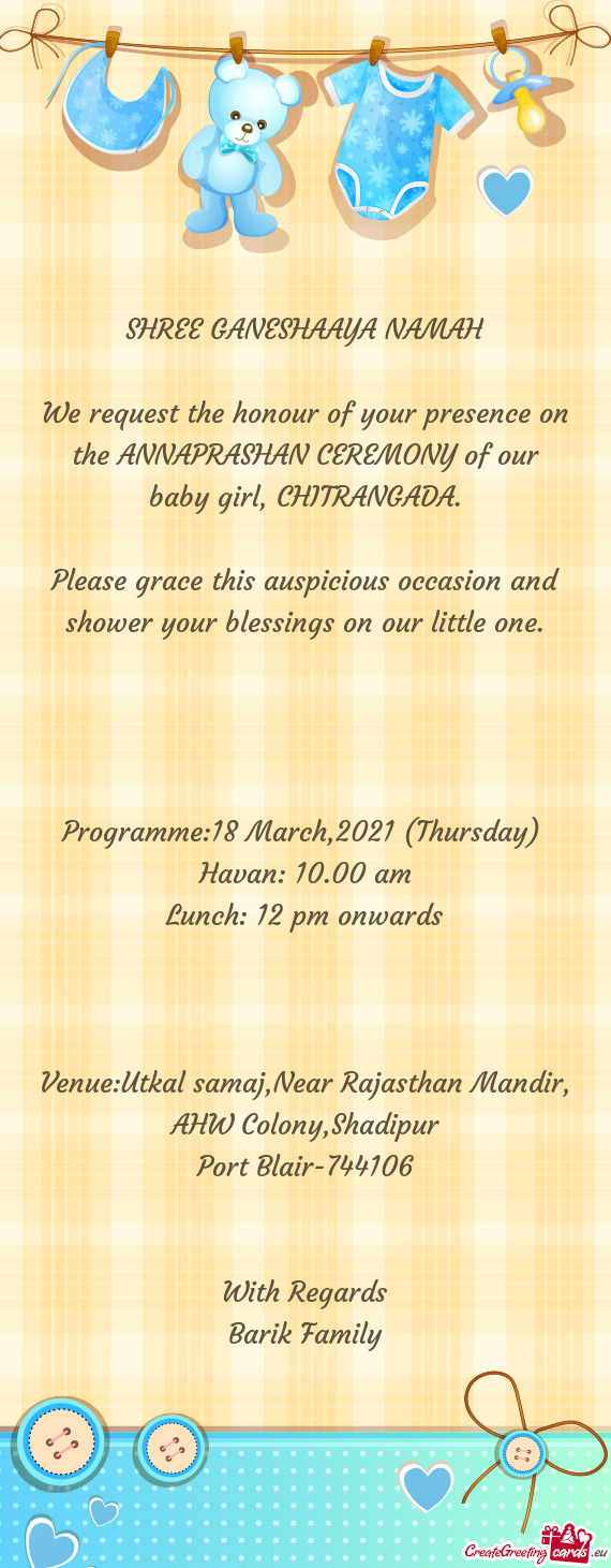 Programme:18 March,2021 (Thursday)