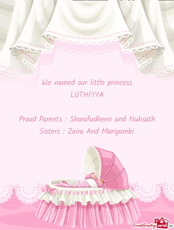 Proud Parents : Sharafudheen and Nuhsath