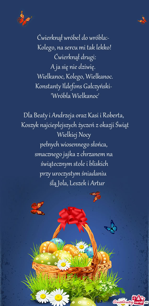 Przy uroczystym śniadaniu