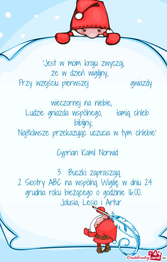 Przy wzejściu pierwszej   gwiazdy