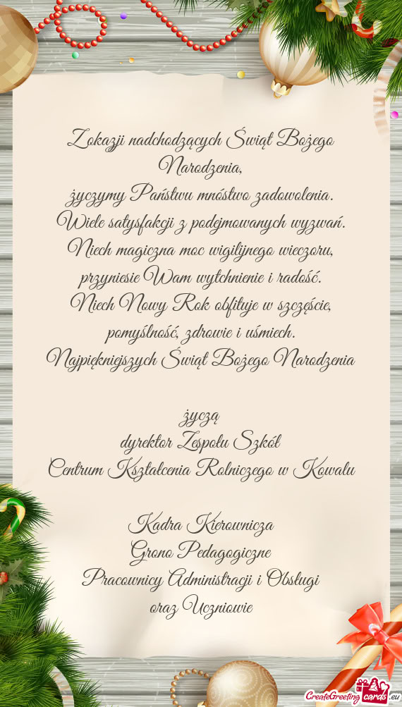 Przyniesie Wam wytchnienie i radość