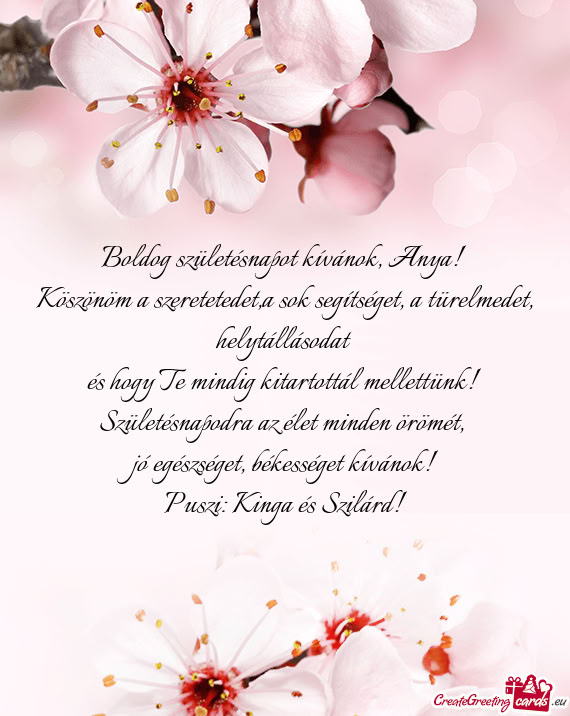 Puszi: Kinga és Szilárd