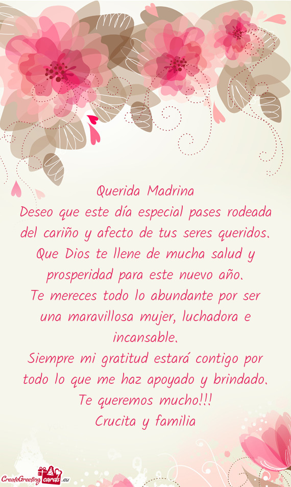 Querida Madrina