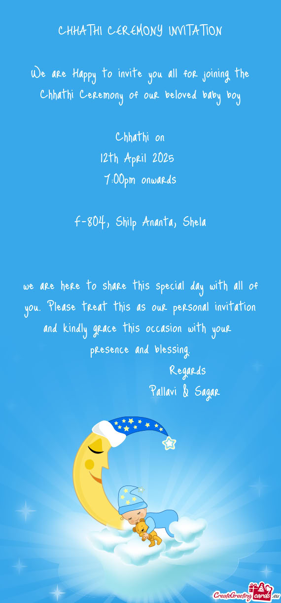 R beloved baby boy Chhathi on 12th April 2025 7