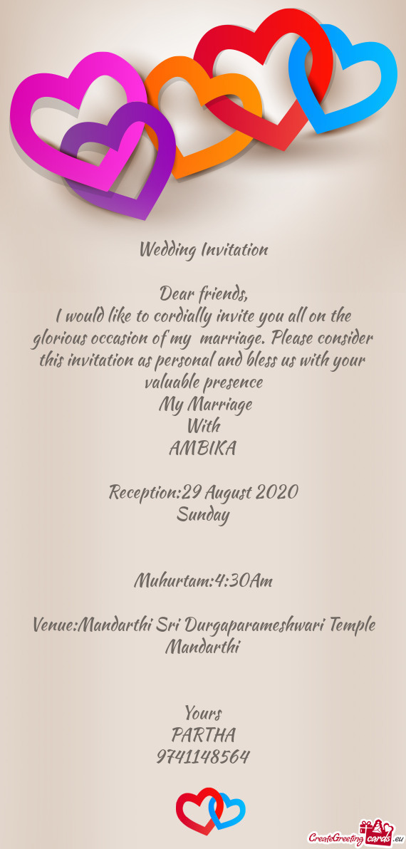 Reception:29 August 2020