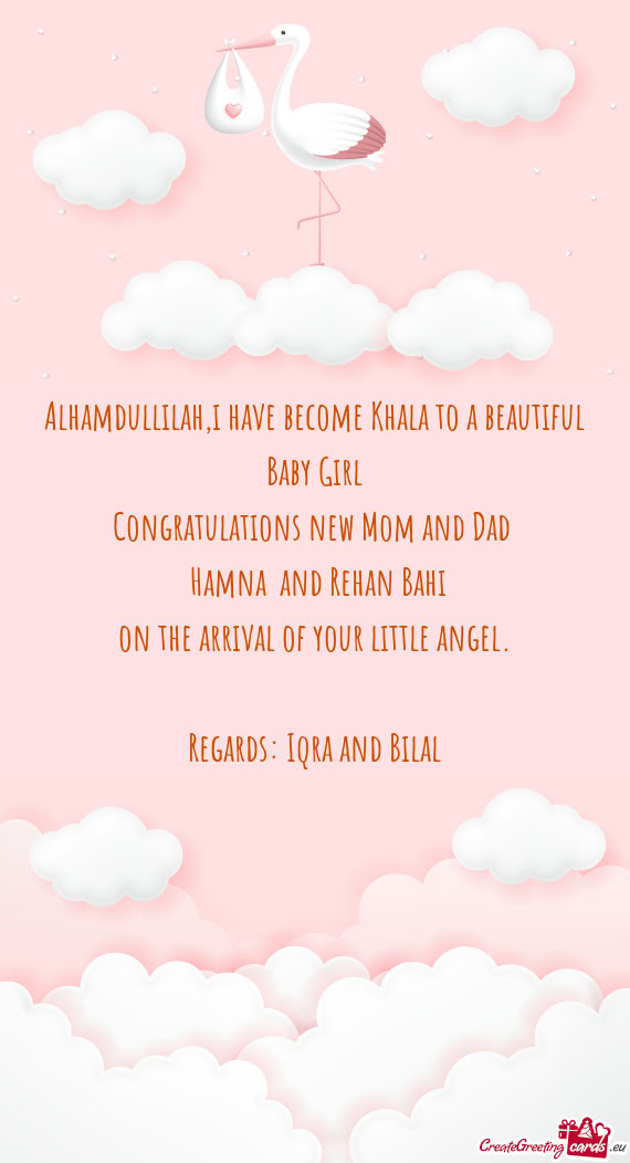 Regards: Iqra and Bilal