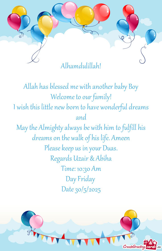 Regards Uzair & Abiha
