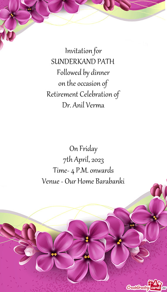 Retirement Celebration of