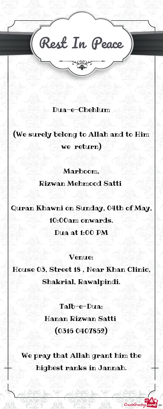 Rizwan Mehmood Satti