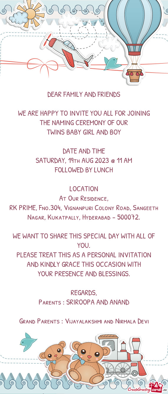 RK PRIME, Fno.304, Vignanpuri Colony Road, Sangeeth Nagar, Kukatpally, Hyderabad - 500072