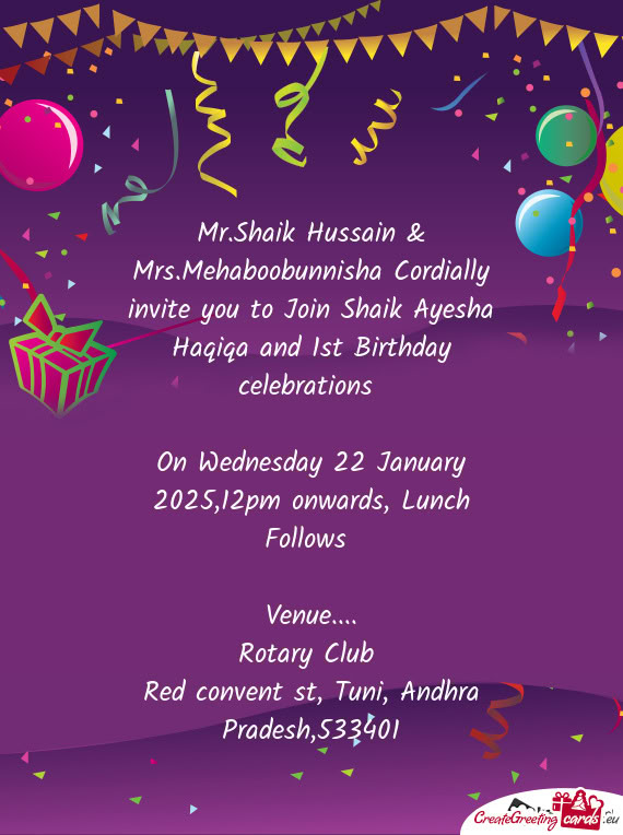 Rotary Club Red convent st