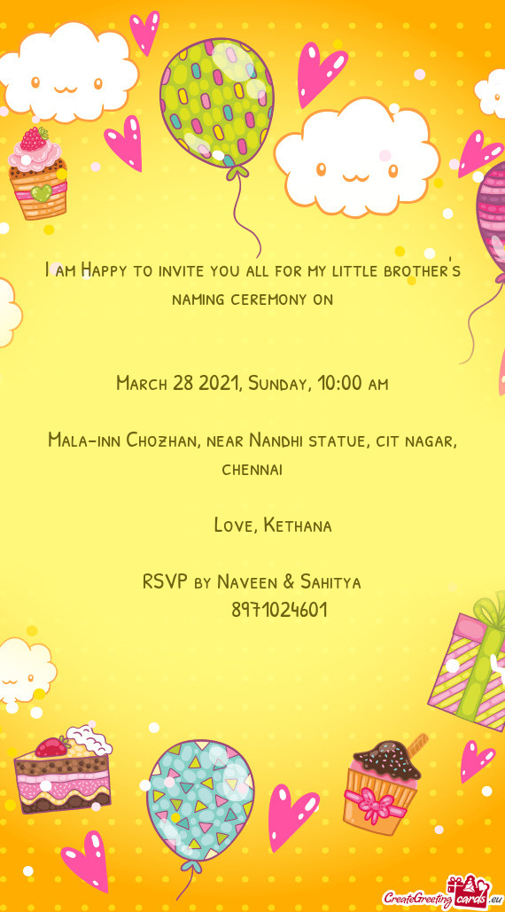 RSVP by Naveen & Sahitya