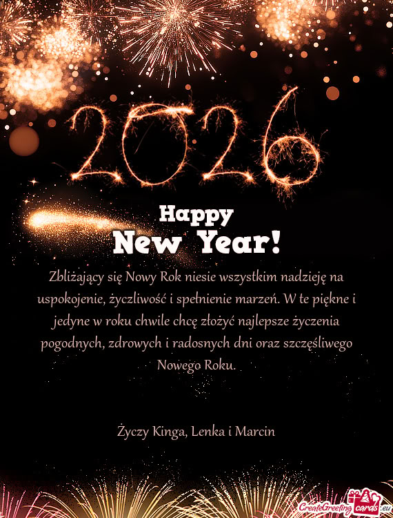 Rzeń. W te piękne i jedyne w roku chwile chcę złożyć najlepsze życzenia pogodnych, zdrowych i