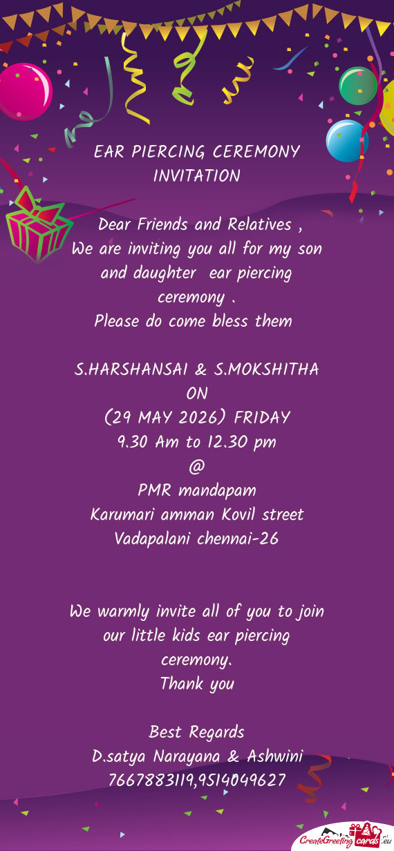 S.HARSHANSAI & S.MOKSHITHA