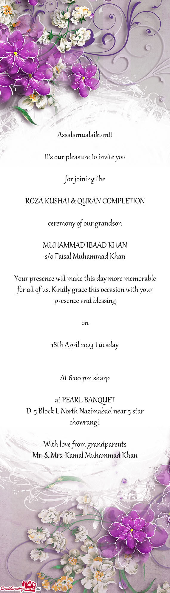 S/o Faisal Muhammad Khan