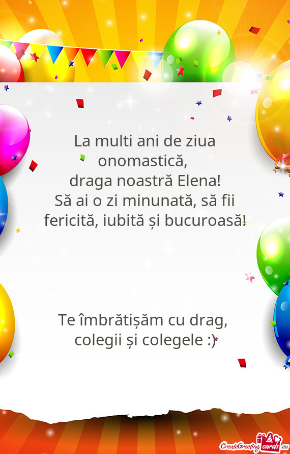 Să fii fericită