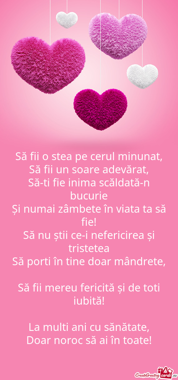 Să fii o stea pe cerul minunat