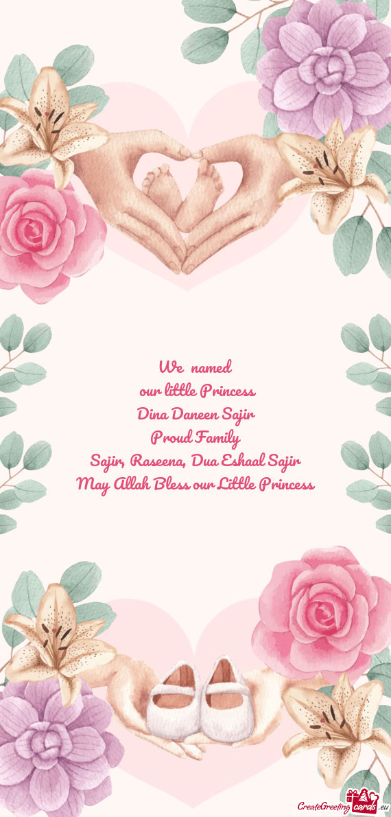 Sajir, Raseena, Dua Eshaal Sajir