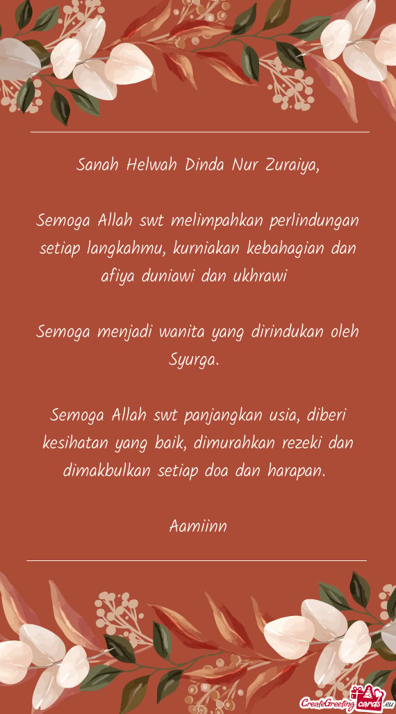 Sanah Helwah Dinda Nur Zuraiya