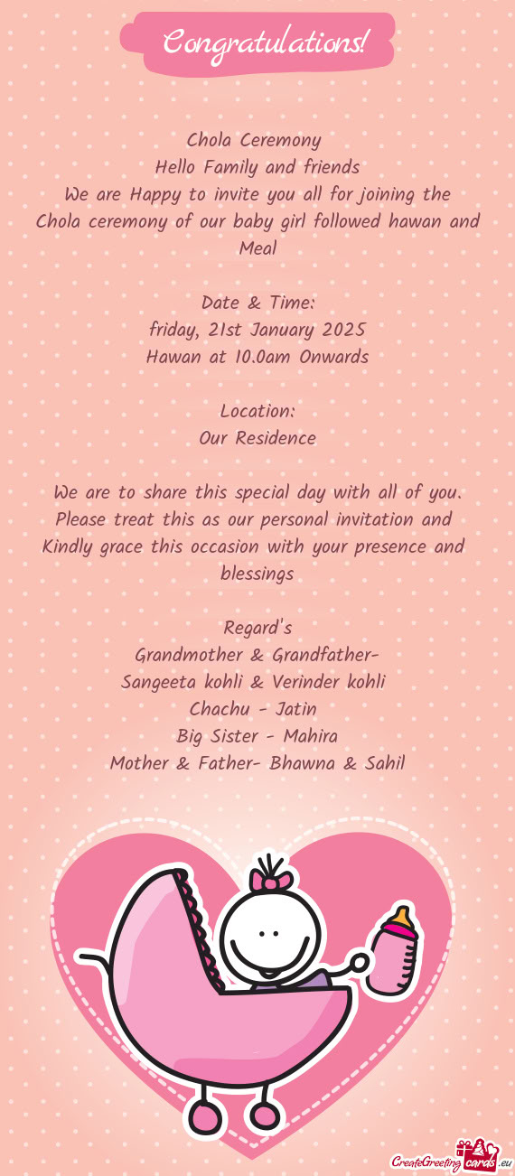 Sangeeta kohli & Verinder kohli