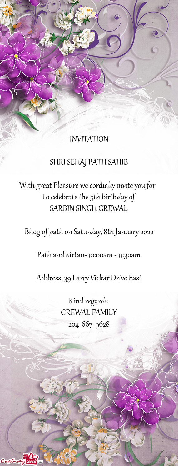 SARBIN SINGH GREWAL