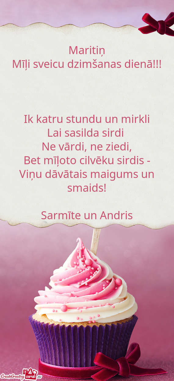 Sarmīte un Andris