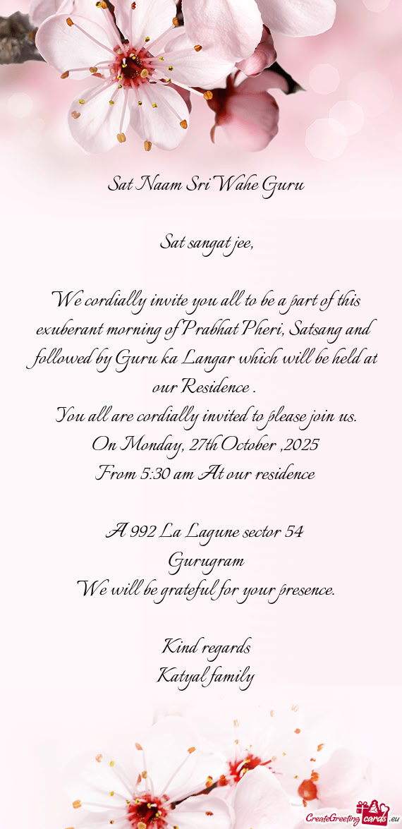 Sat Naam Sri Wahe Guru