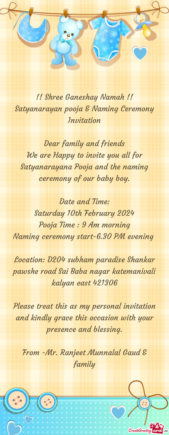 Saturday 10th February 2024