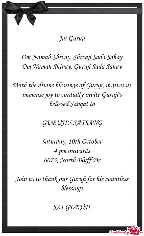 Saturday, 10th October