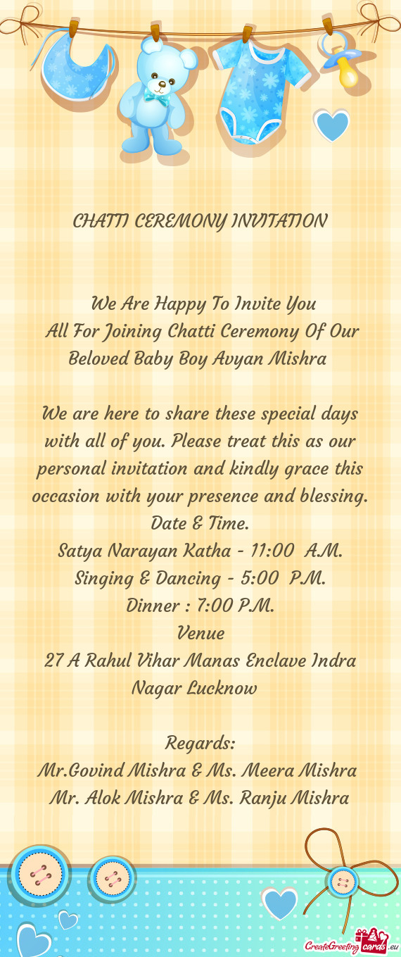 Satya Narayan Katha - 11:00 A.M