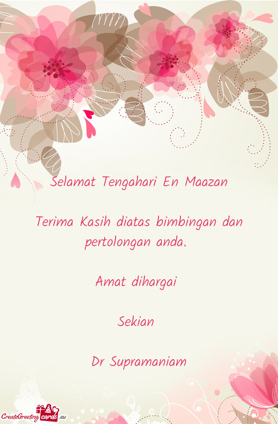 Selamat Tengahari En Maazan