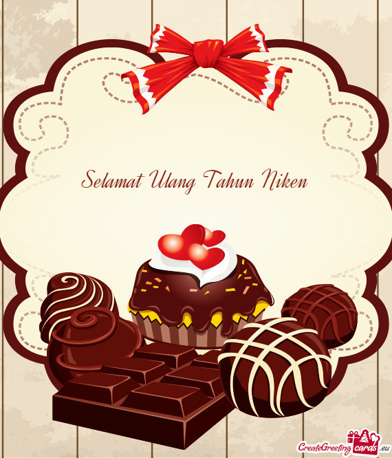 Selamat Ulang Tahun Niken