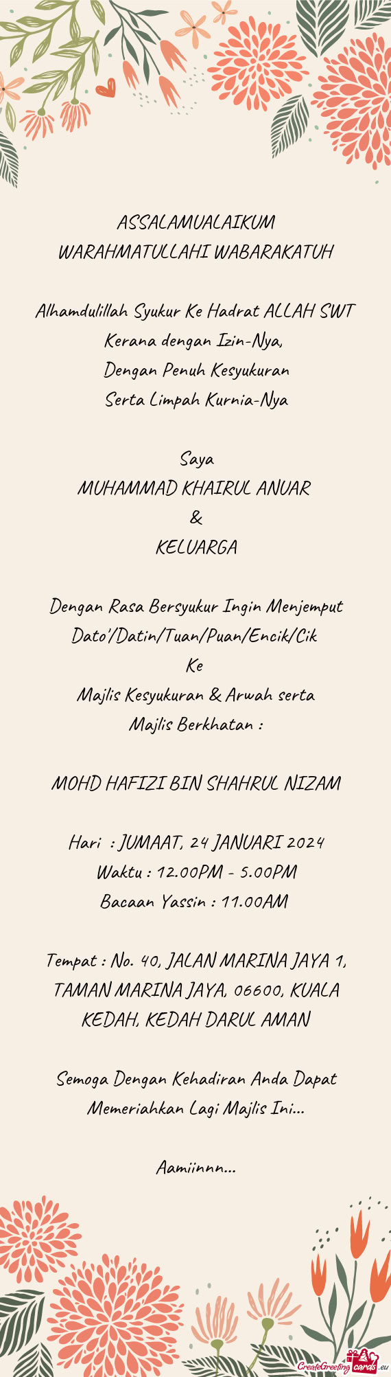 Serta Limpah Kurnia-Nya