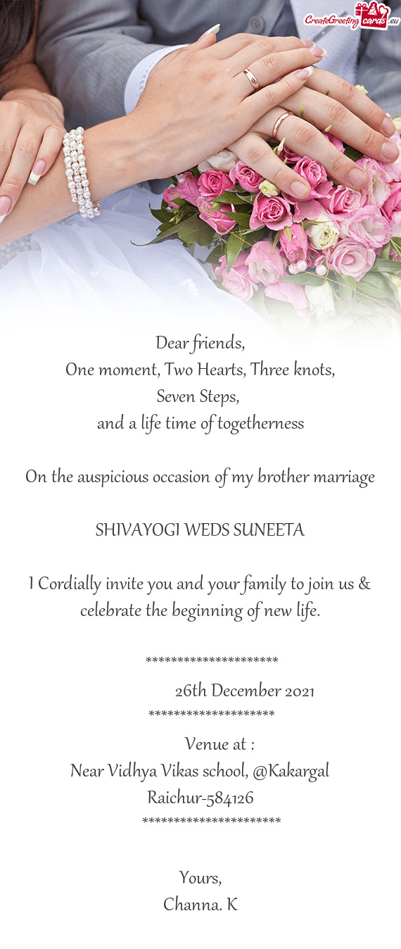 SHIVAYOGI WEDS SUNEETA