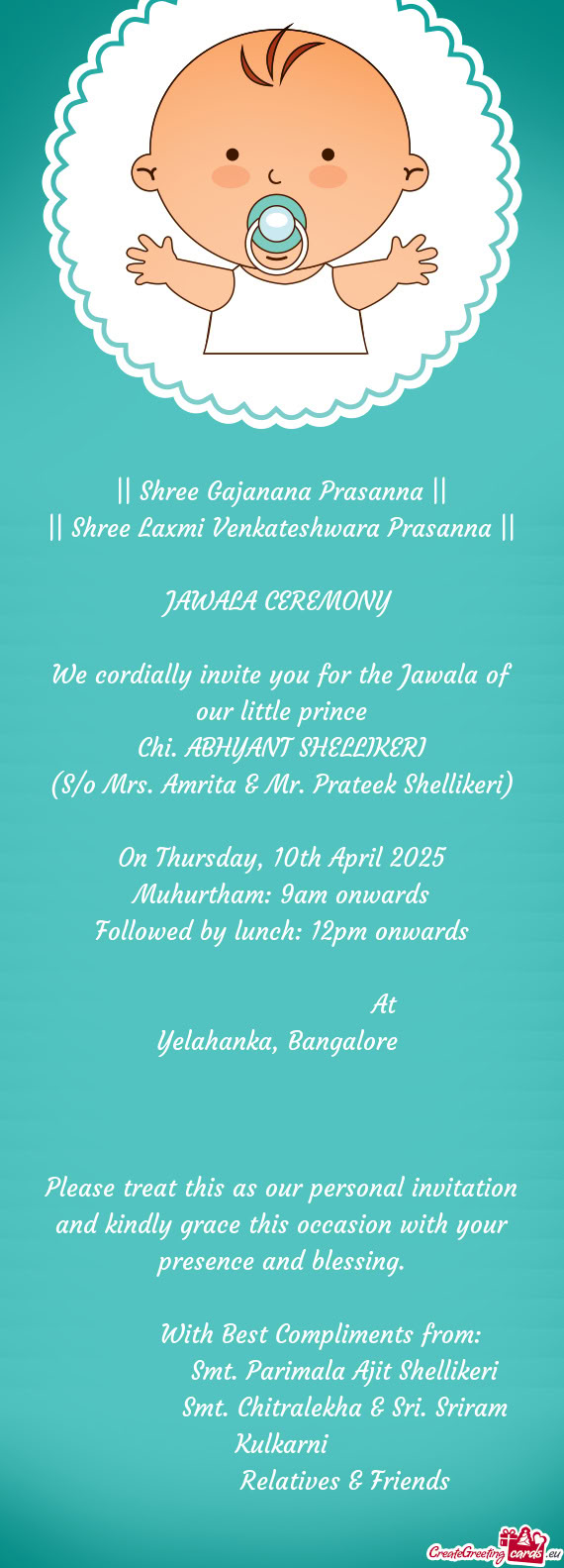 || Shree Gajanana Prasanna ||