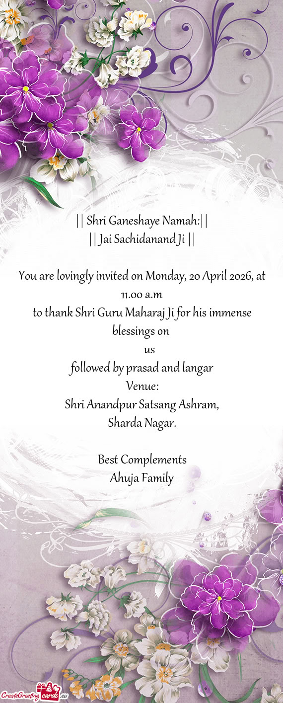 || Shri Ganeshaye Namah:||