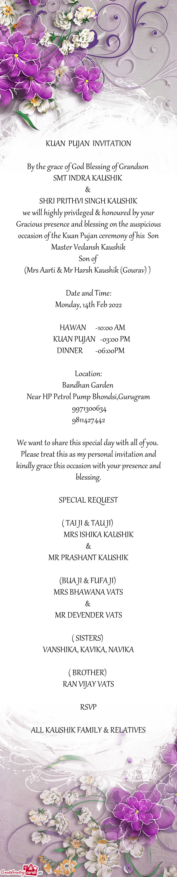 SHRI PRITHVI SINGH KAUSHIK