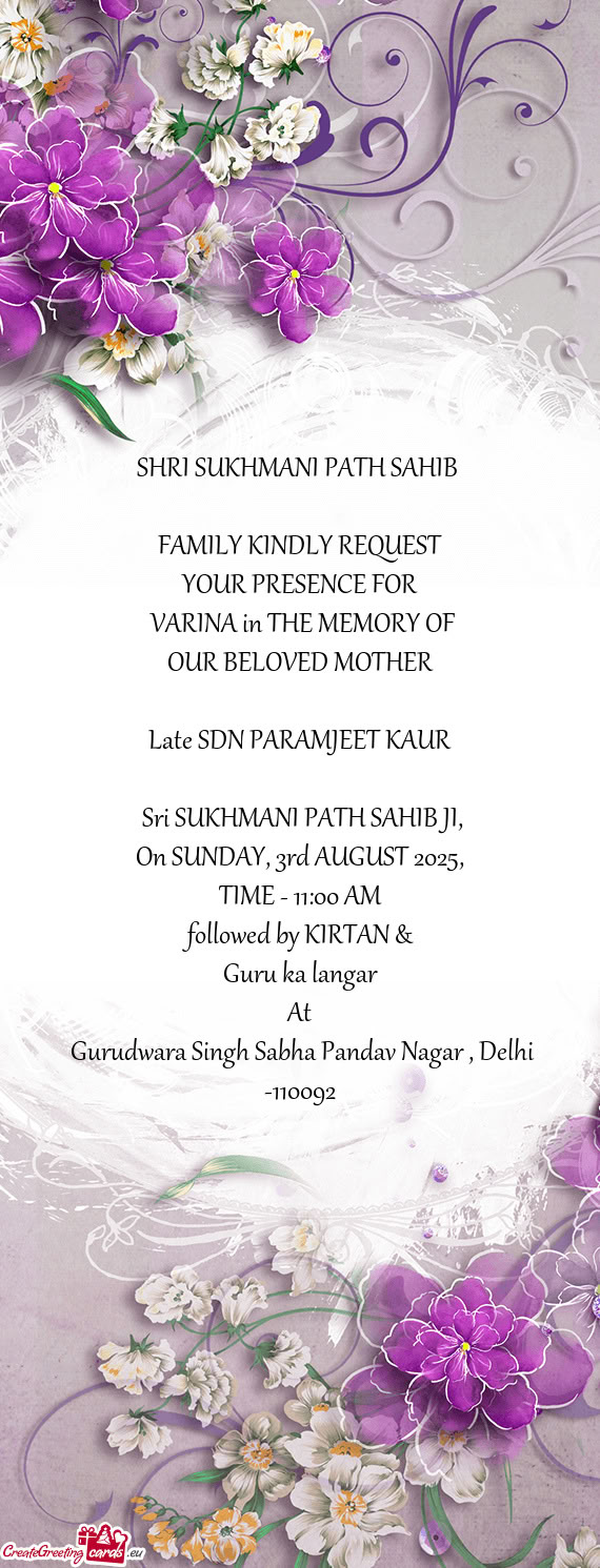 🙏SHRI SUKHMANI PATH SAHIB 🙏