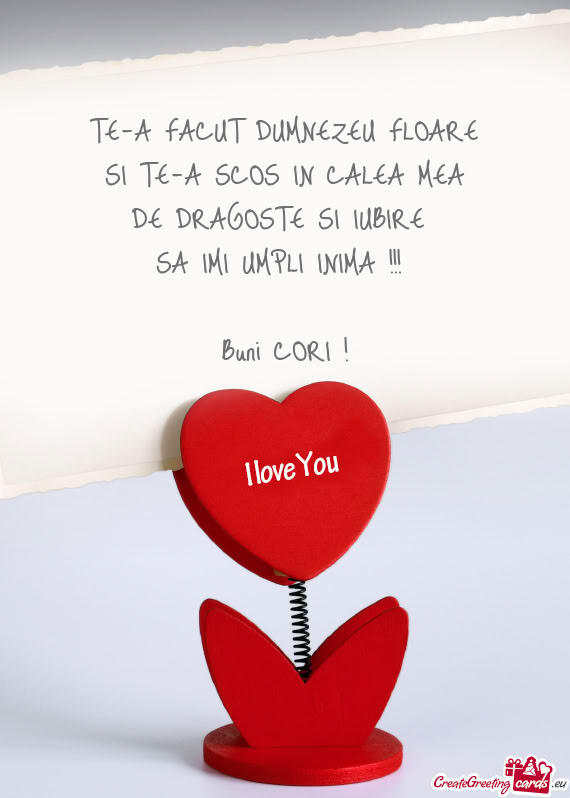 SI TE-A SCOS IN CALEA MEA