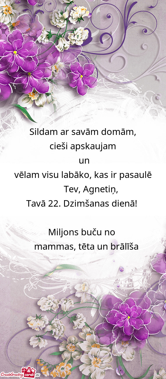 Sildam ar savām domām