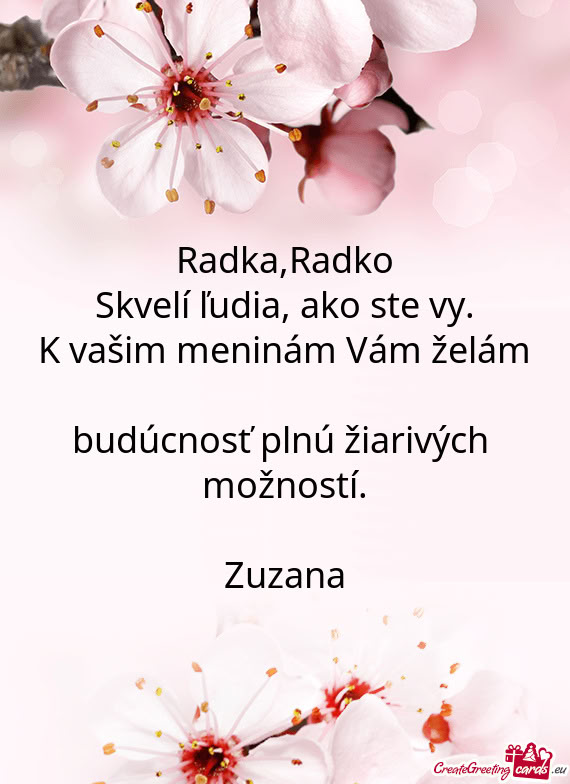 Skvelí ľudia, ako ste vy