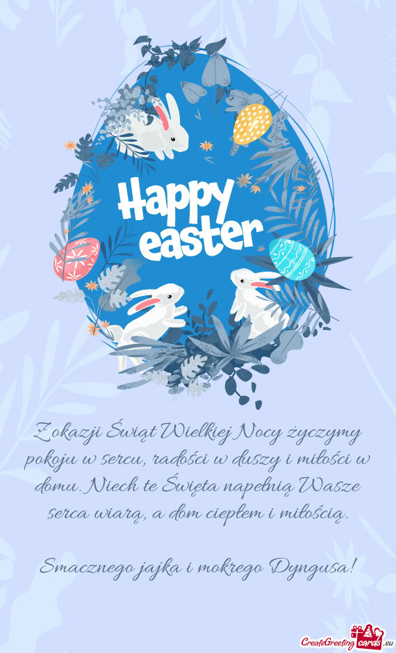 Smacznego jajka i mokrego Dyngusa