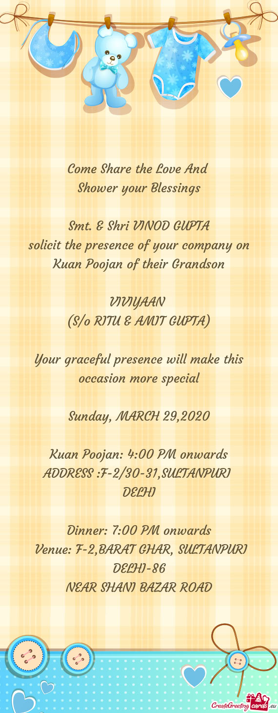 Smt. & Shri VINOD GUPTA