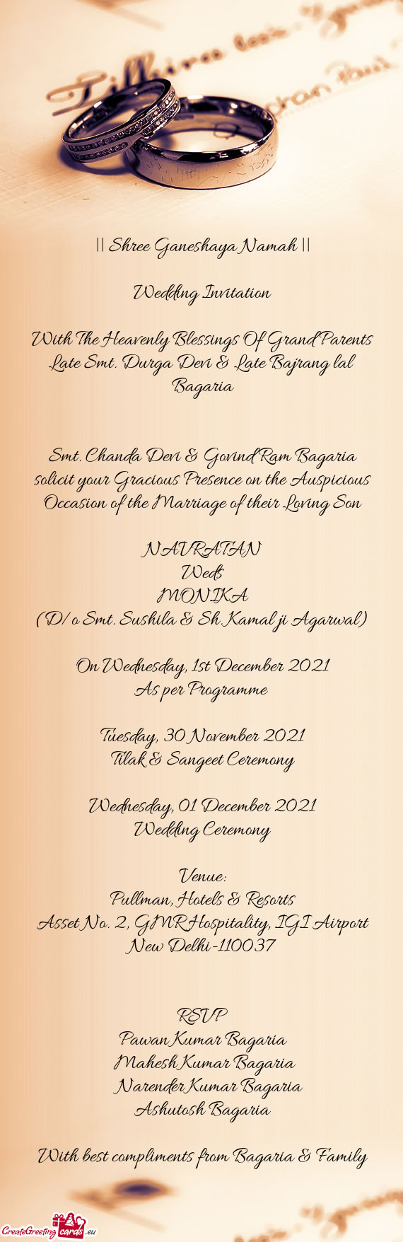 Smt. Chanda Devi & Govind Ram Bagaria