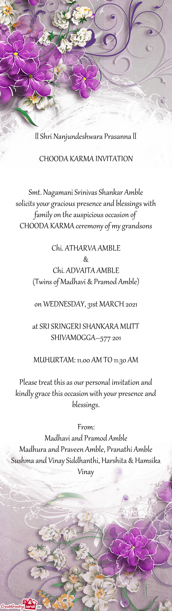 Smt. Nagamani Srinivas Shankar Amble